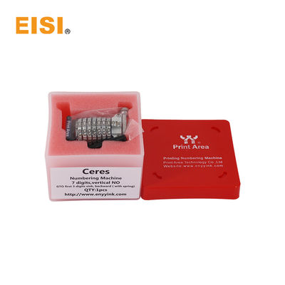 GTO52 Mesin Penomoran 7-digit mundur vertikal tiga digit dip